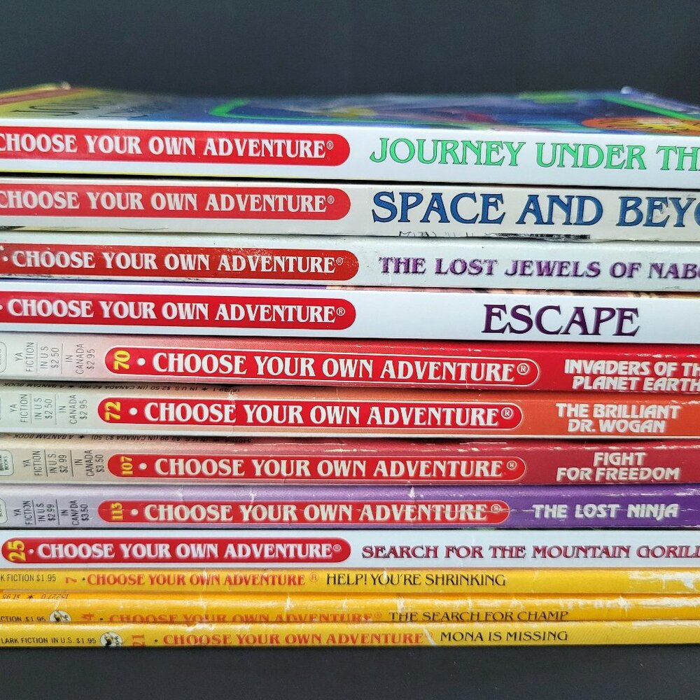 VINTAGE CHOOSE YOUR OWN ADVENTURE 1980s LOT OF 12 BOOKS SOME RARE 1ST EDITIONS - Picture 5 of 16